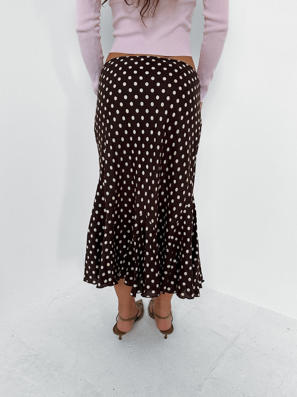 polka dot skirt — size s