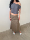 low rise boho skirt / size s