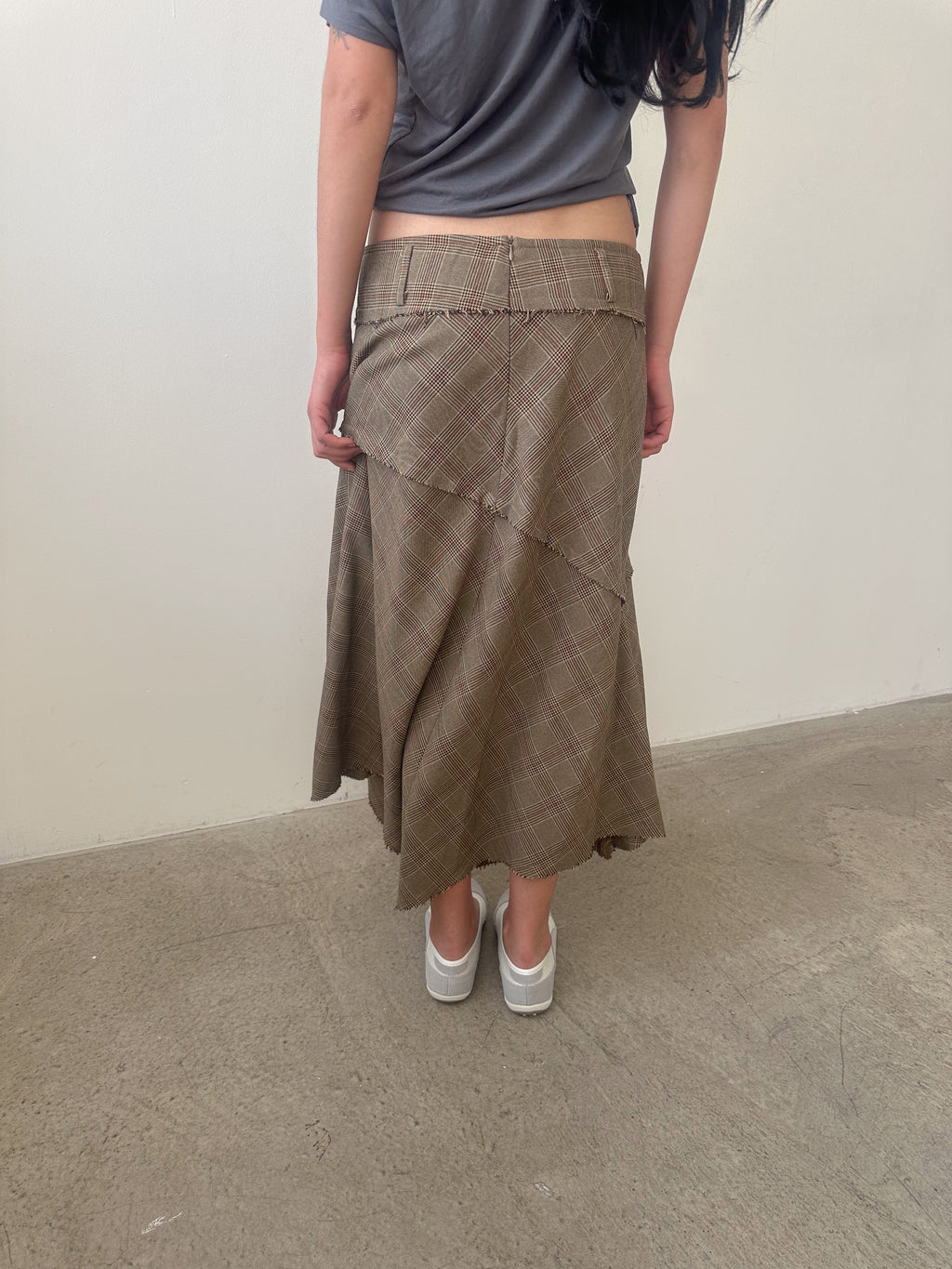 low rise boho skirt / size s