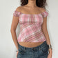 BACKLESS MILKMAID TOP ◦ SIZE XS/S