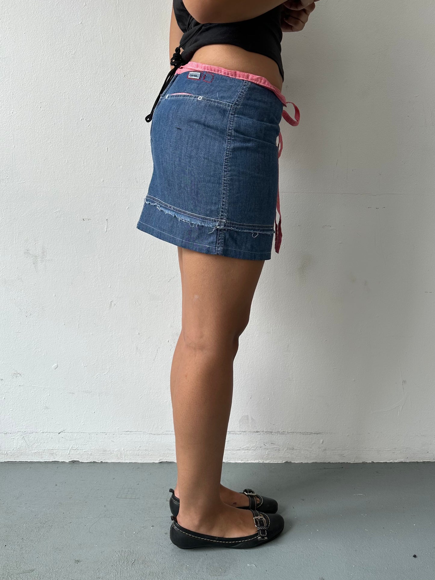 90's Diesel Denim Skirt ∙ SIZE S/M