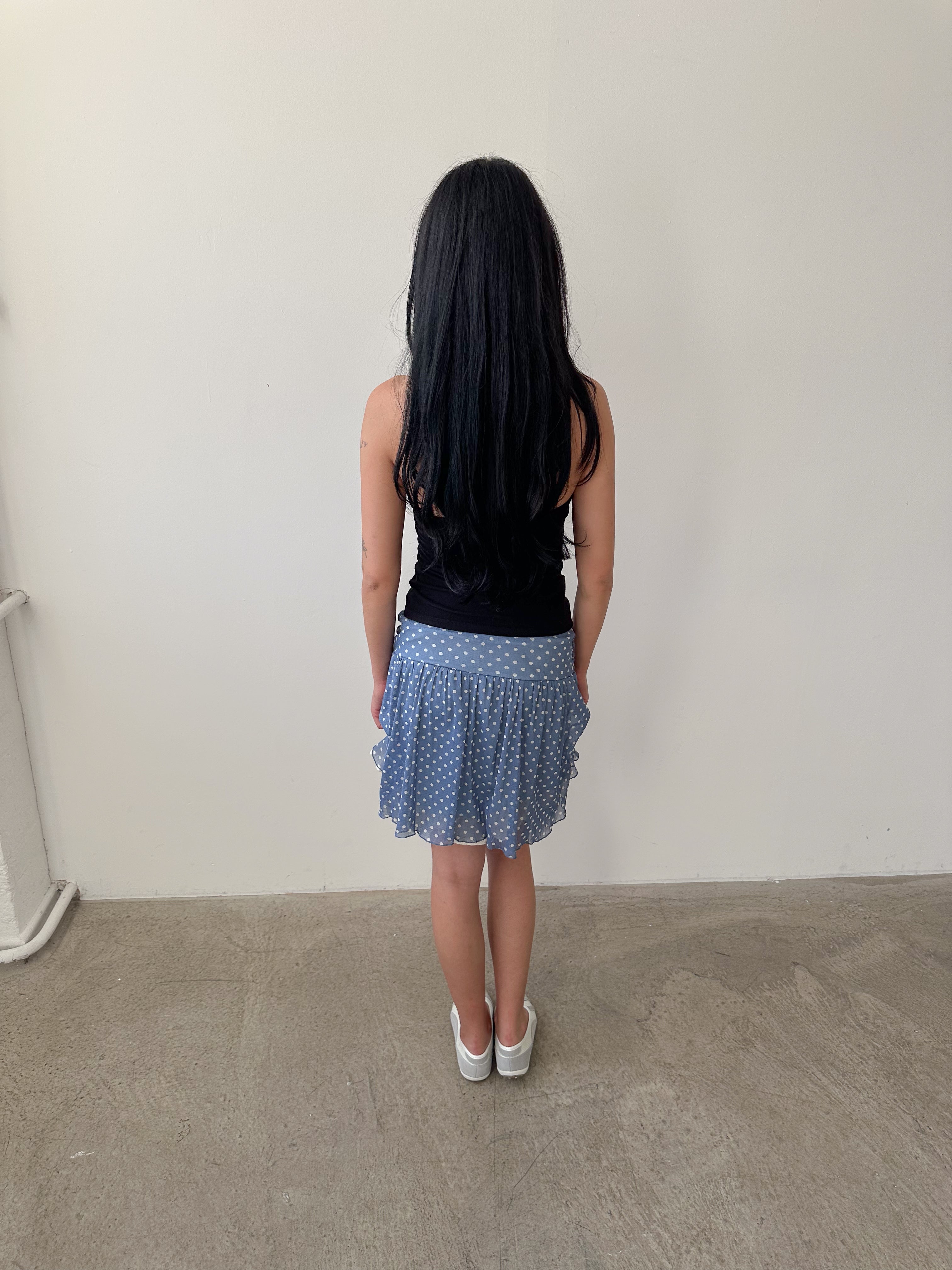 polka dot skirt / size xs-m (really stretchy)