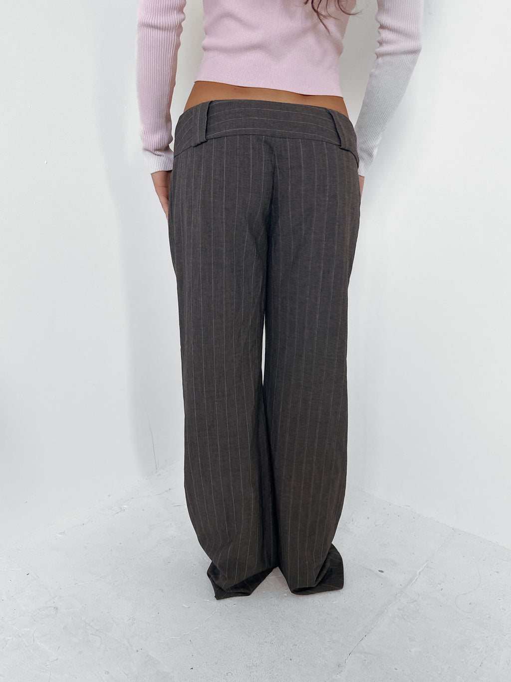 wide leg pants — size s/m