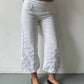 90's White Trousers ∙ SIZE S/M