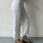 90's White Trousers ∙ SIZE S/M