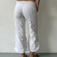 90's White Trousers ∙ SIZE S/M