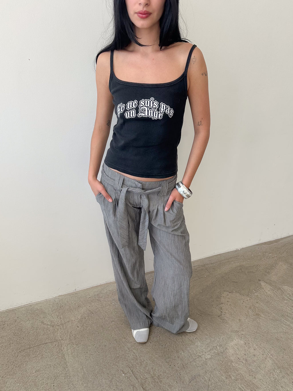 angel wings tank top / size s