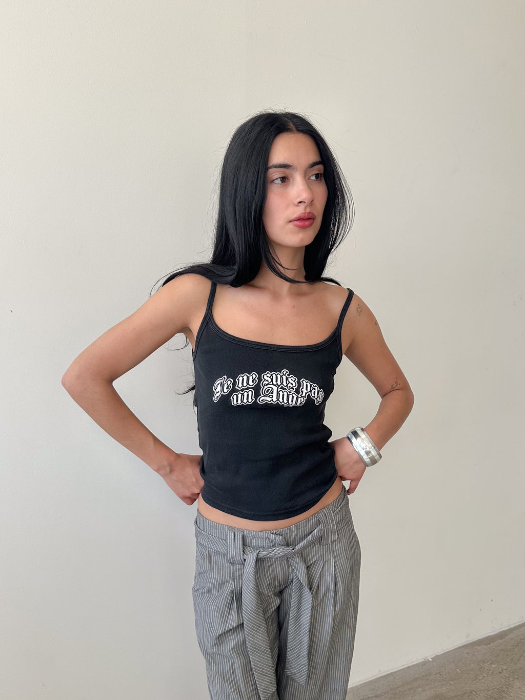 angel wings tank top / size s