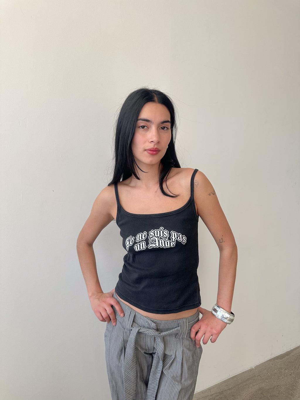 angel wings tank top / size s