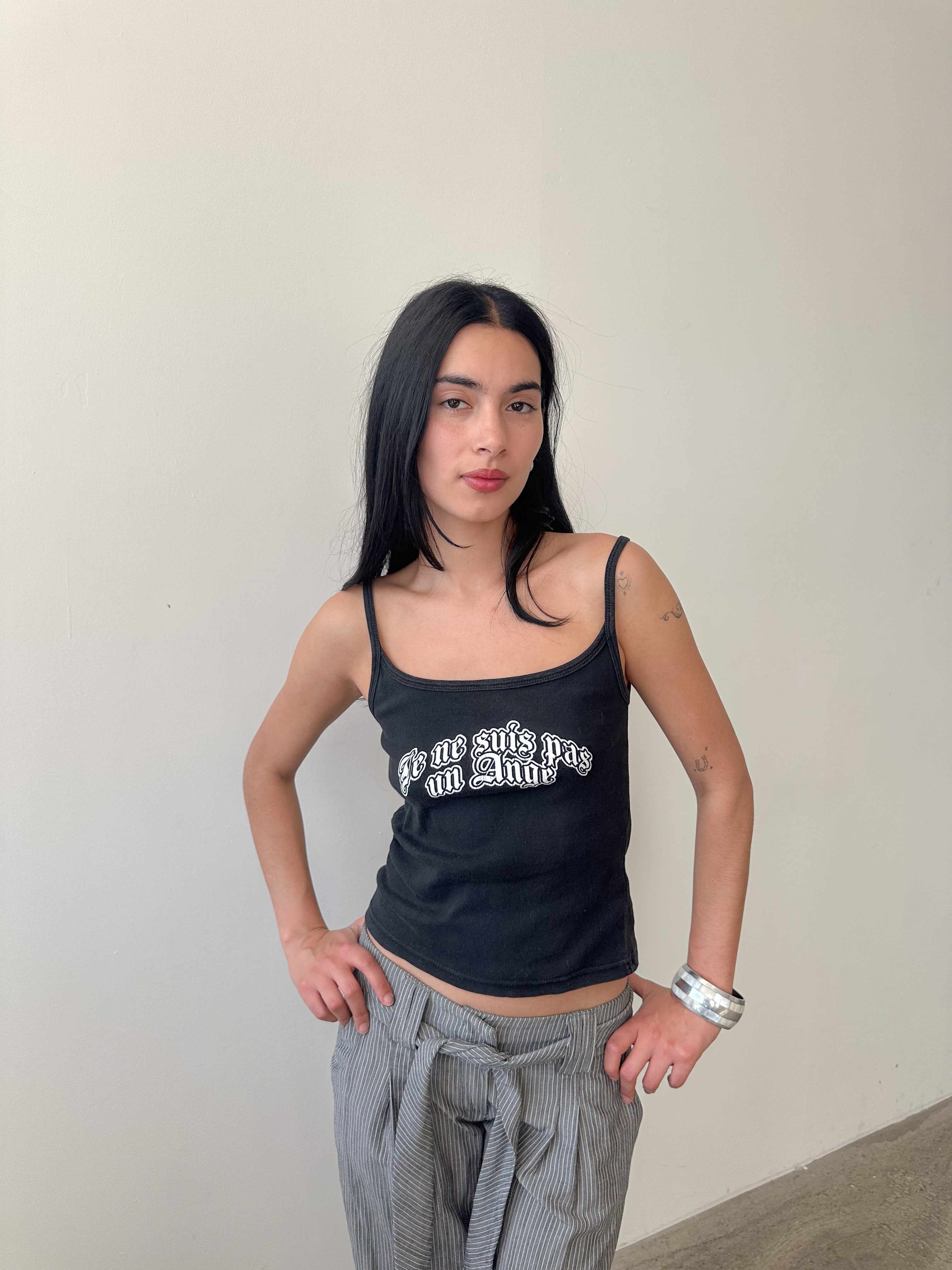 angel wings tank top / size s