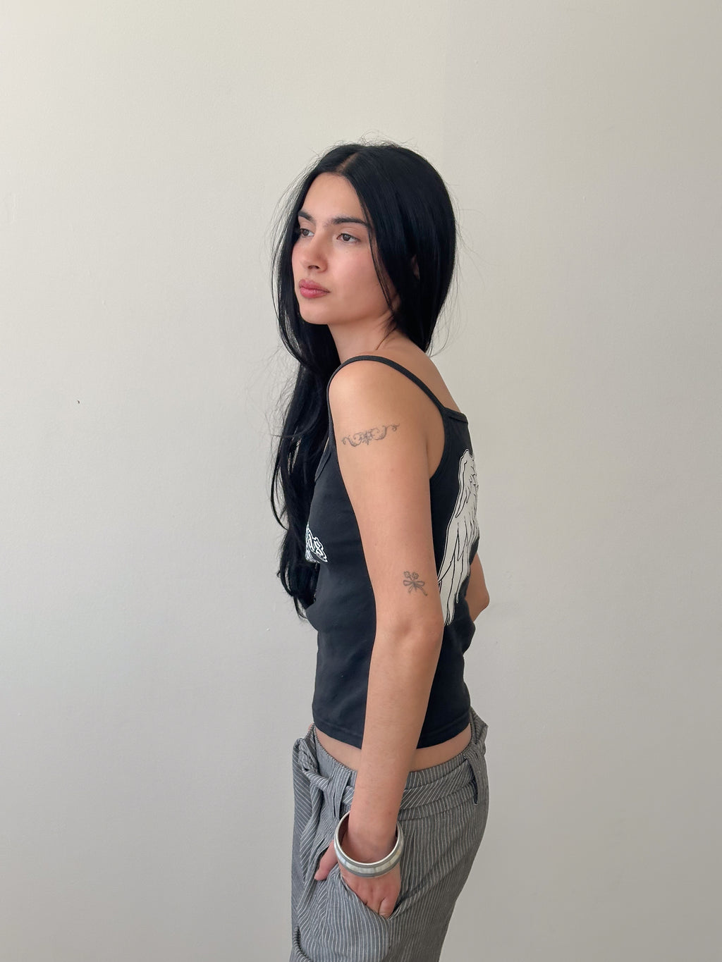 angel wings tank top / size s
