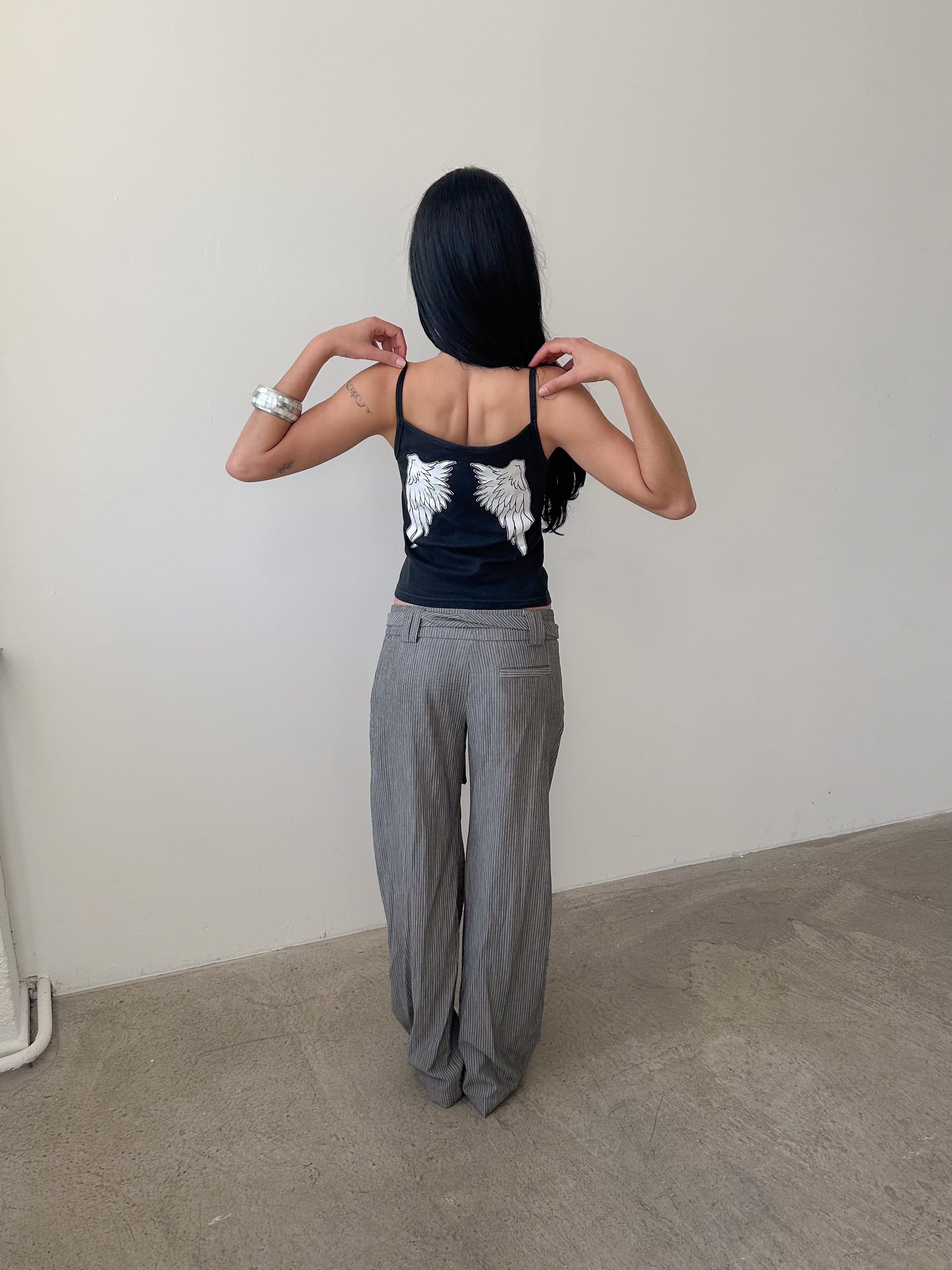 angel wings tank top / size s