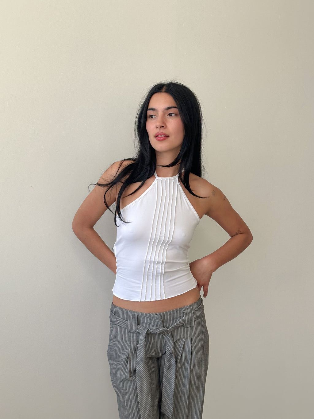halter neck top / size xs