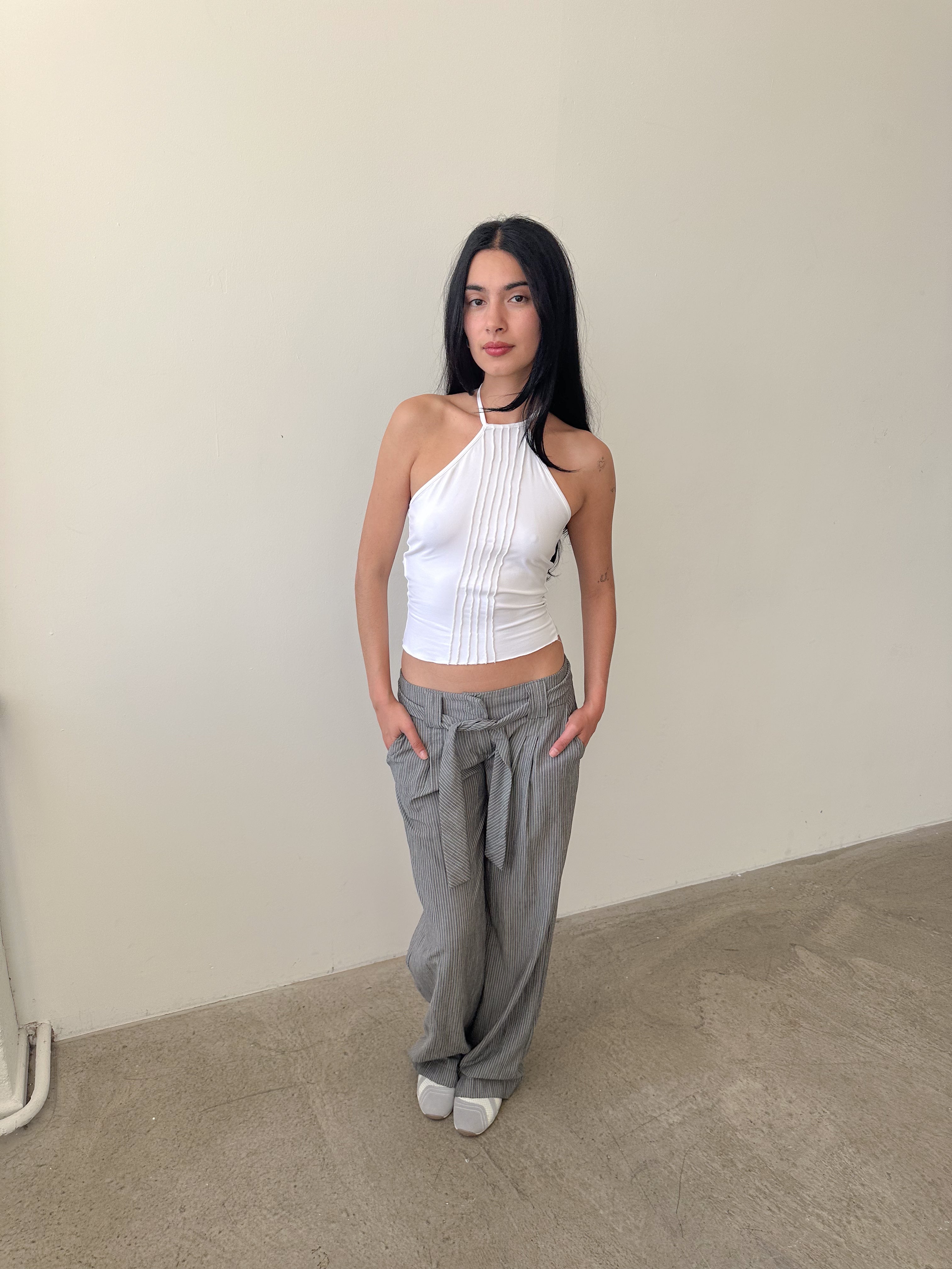 halter neck top / size xs