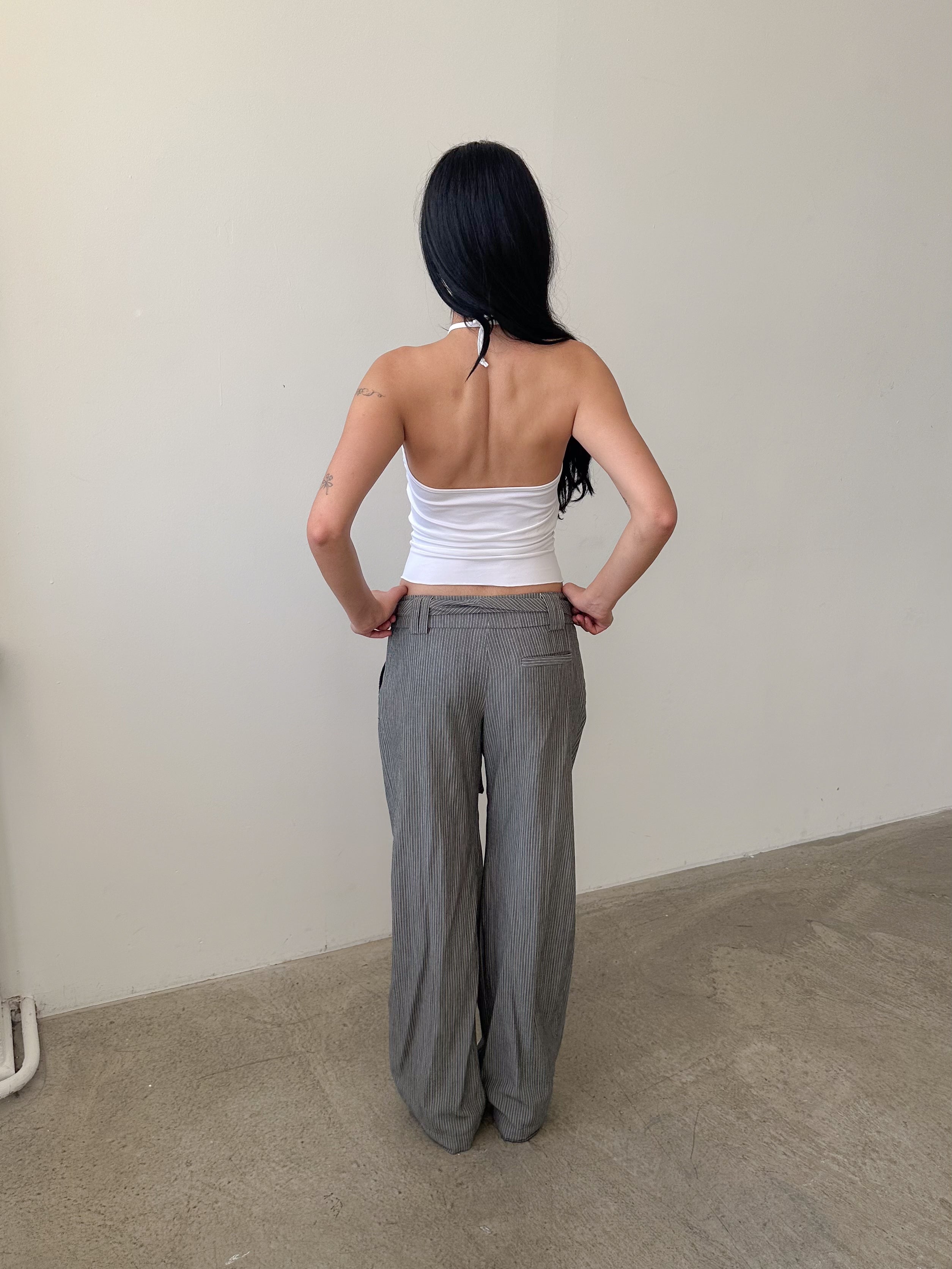 halter neck top / size xs