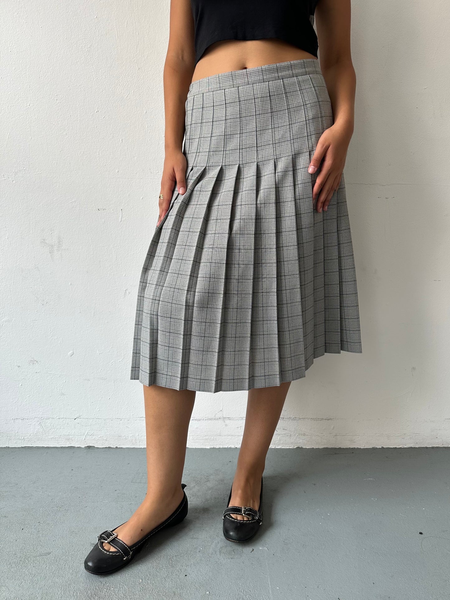 90's Pleated Skirt ∙ SIZE S