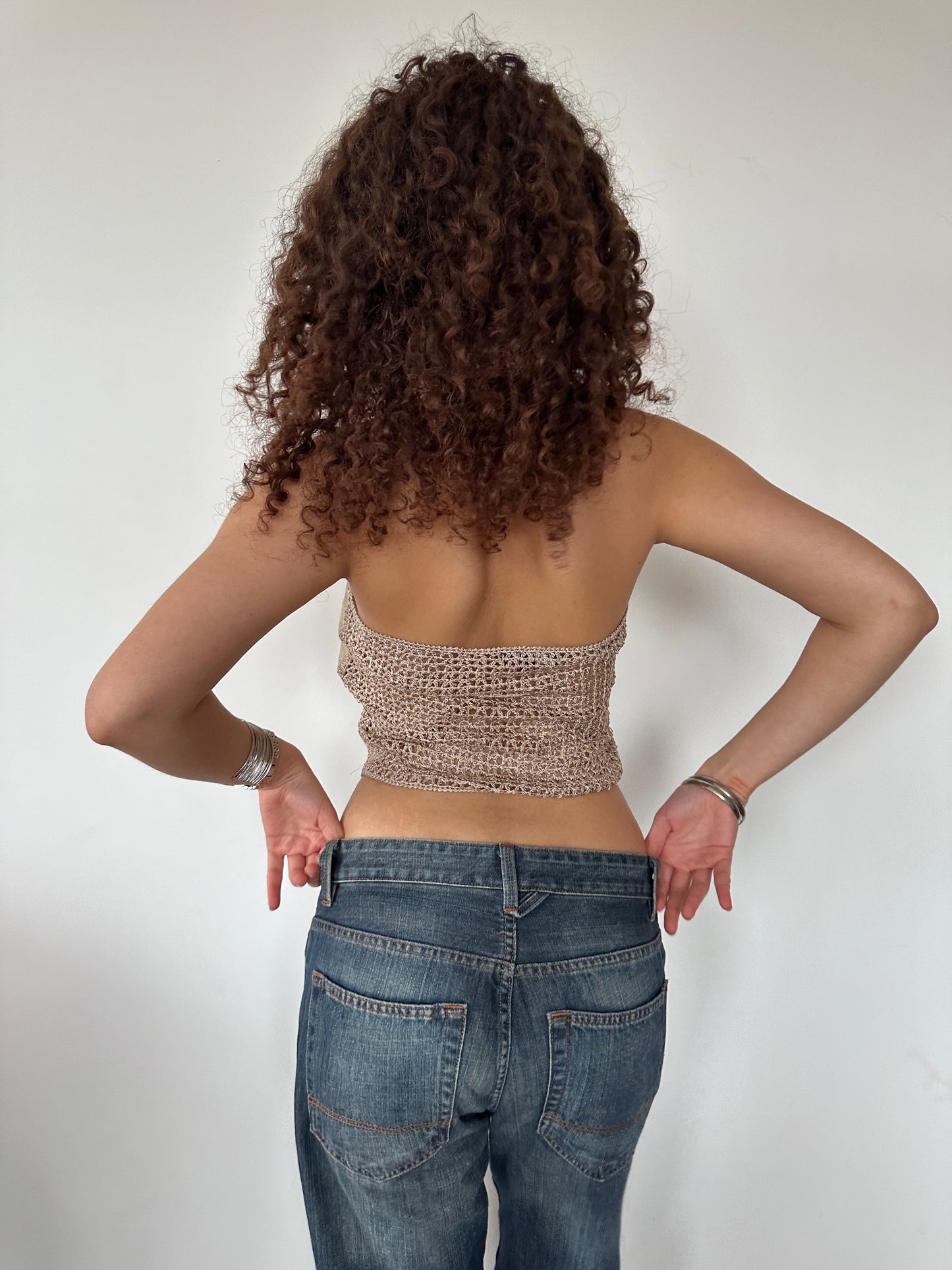 BACKLESS BOHO TOP ◦ SIZE S/M