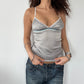 D&G SILVER CAMI ◦ SIZE S