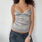 D&G SILVER CAMI ◦ SIZE S