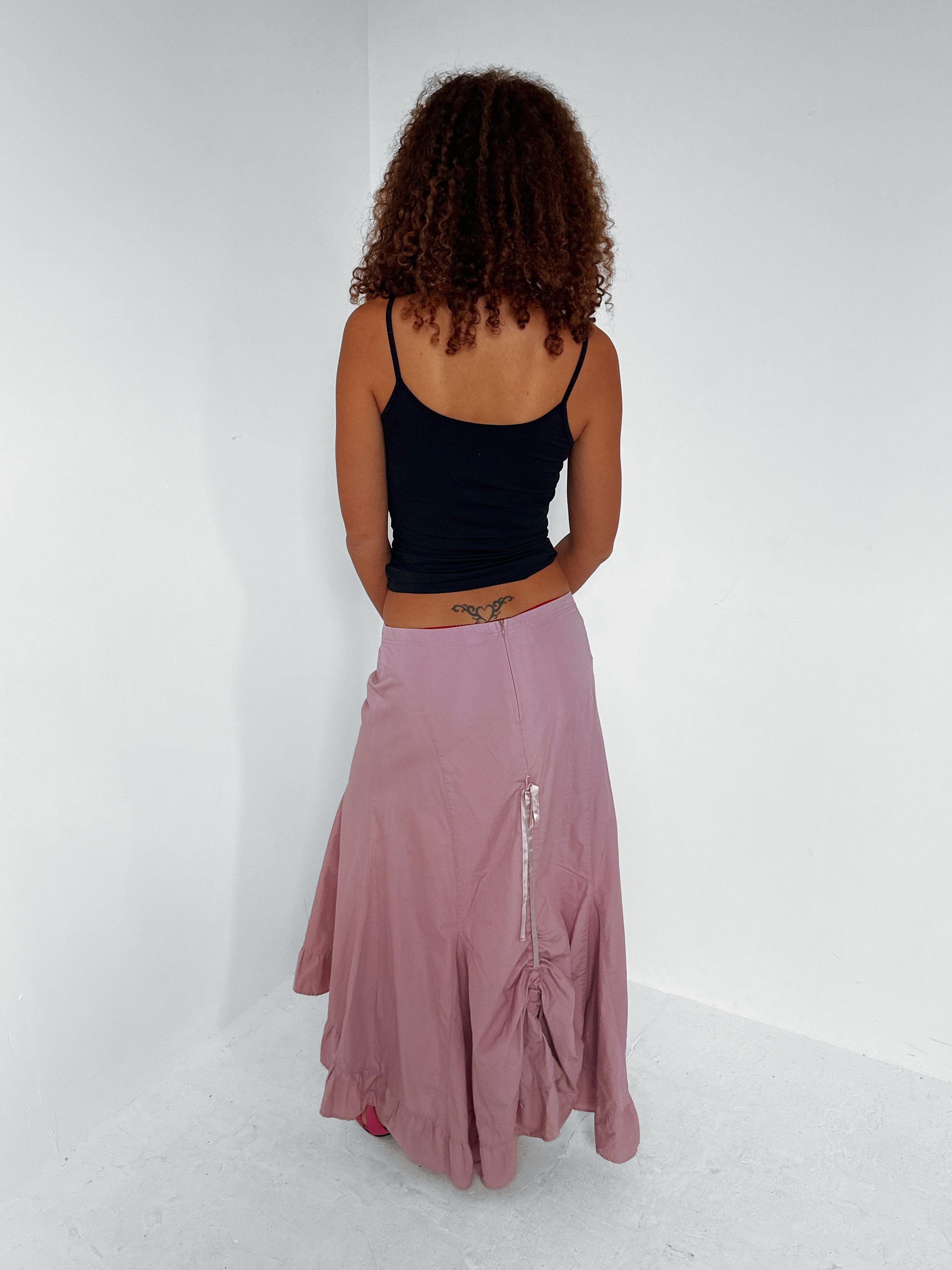 lace back skirt — size s