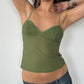 OLIVE MESH CAMI ◦ SIZE XS/S