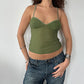 OLIVE MESH CAMI ◦ SIZE XS/S