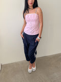 candy stripe vest / size s