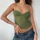 OLIVE MESH CAMI ◦ SIZE XS/S