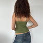 OLIVE MESH CAMI ◦ SIZE XS/S