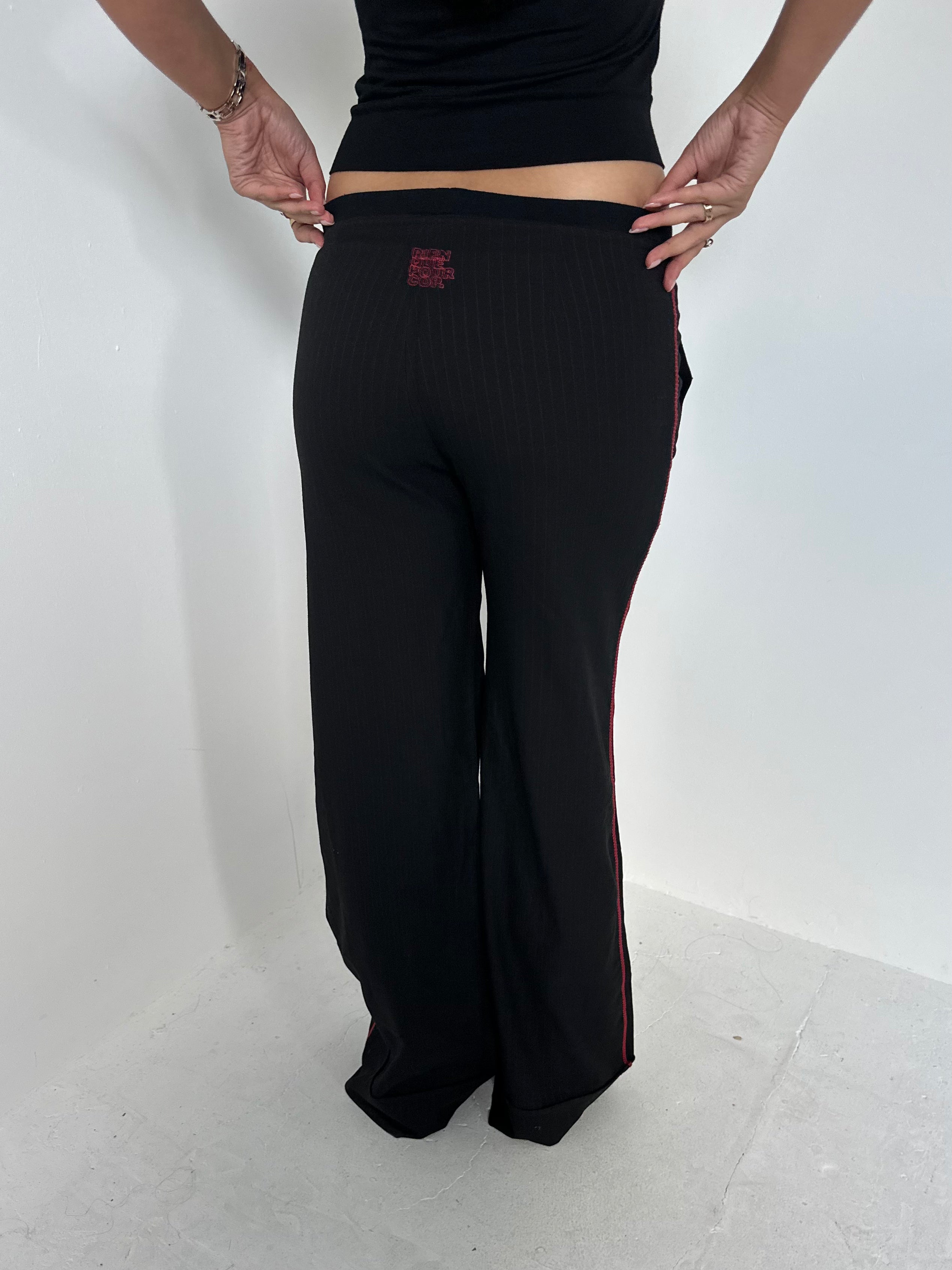 cop copine stripe trousers — size s