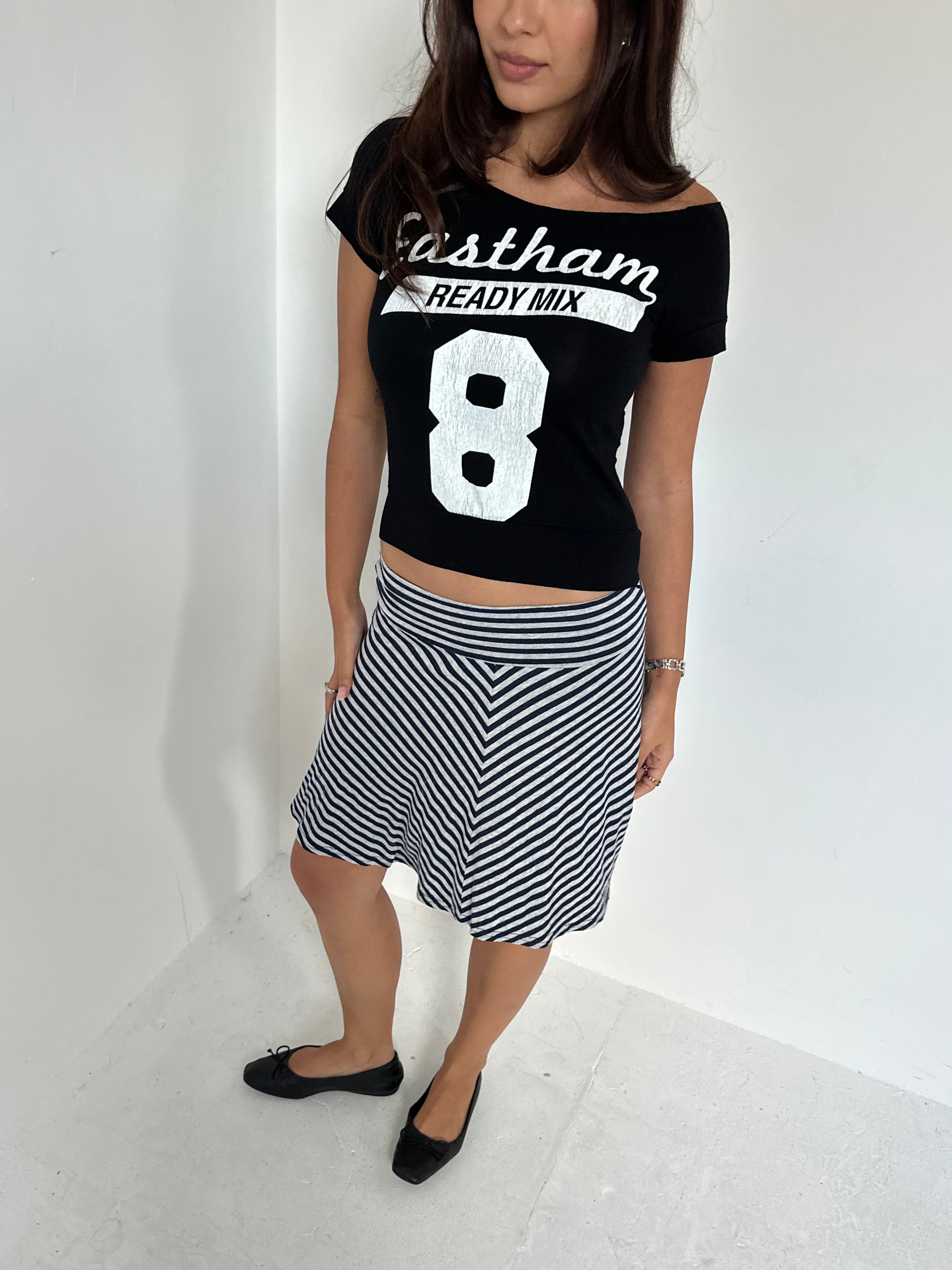 stripe skirt — size xs/s