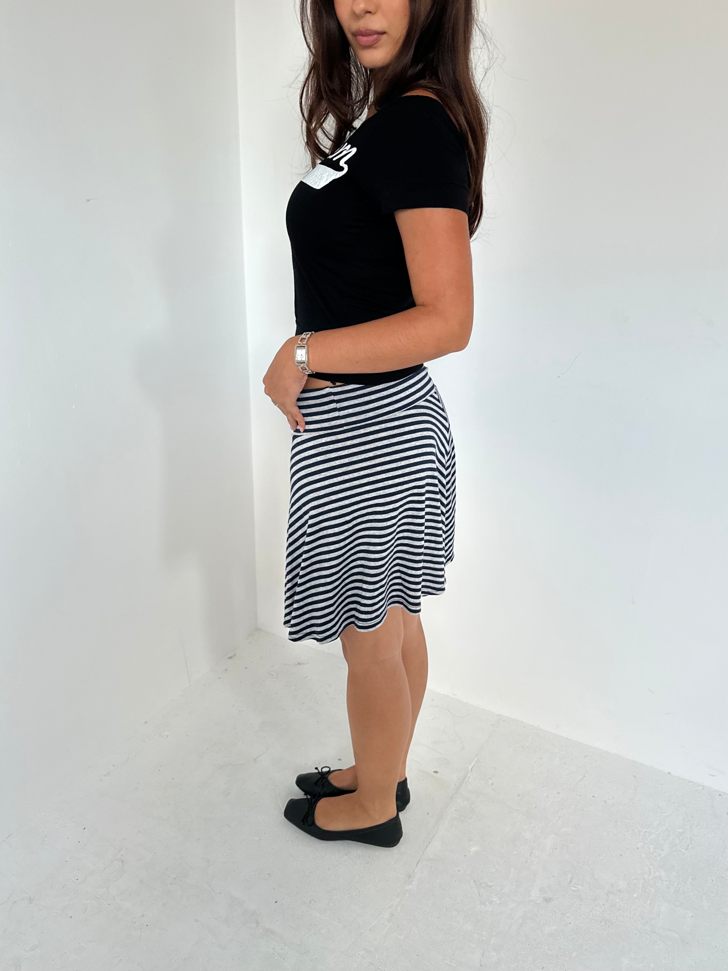 stripe skirt — size xs/s