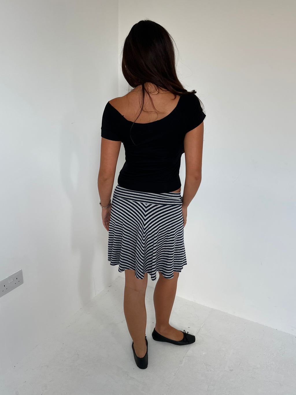 stripe skirt — size xs/s