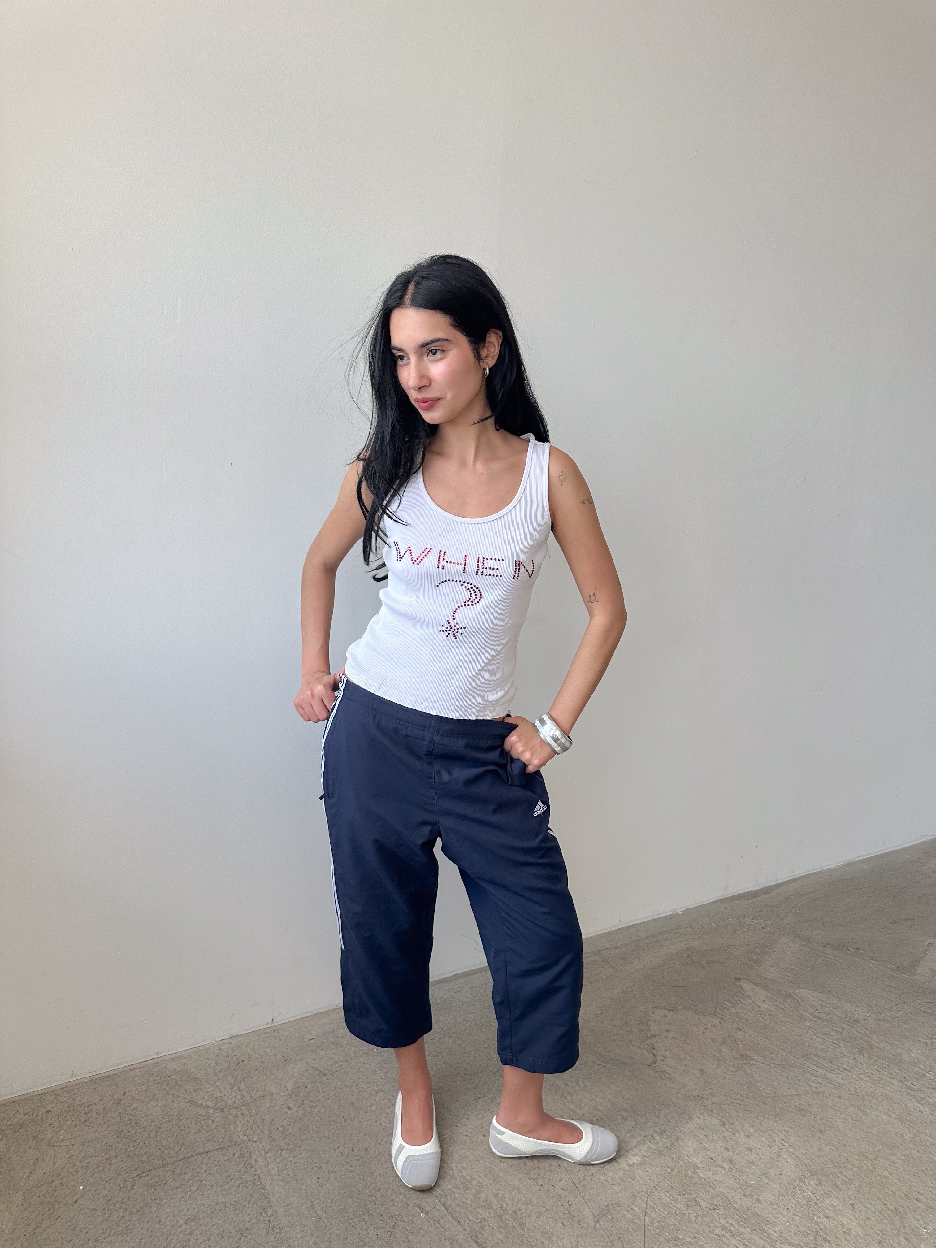 when? diamanté tank / size s