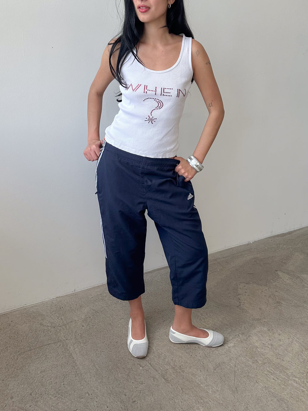 when? diamanté tank / size s