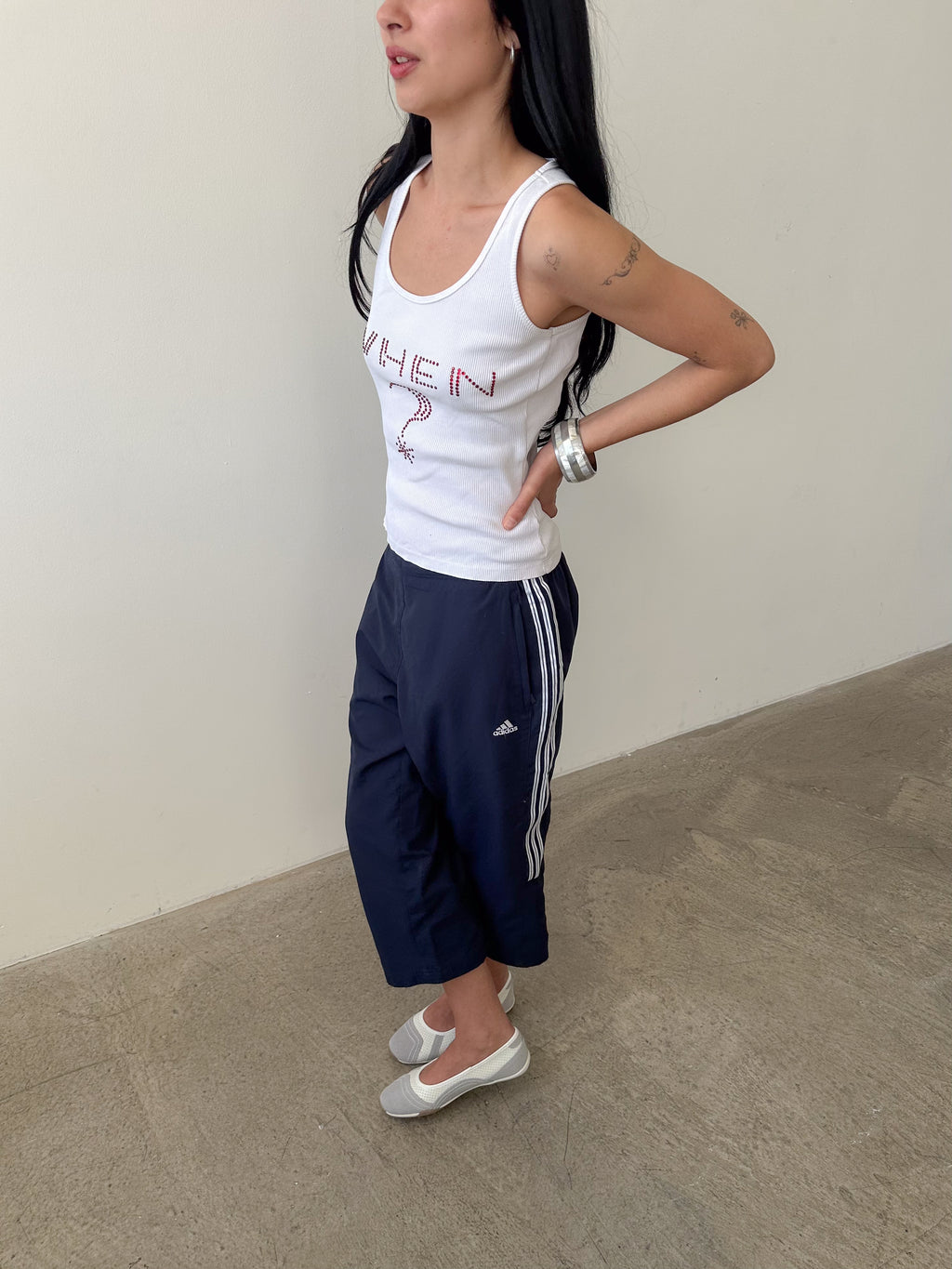 when? diamanté tank / size s