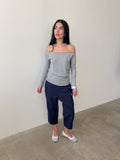 slouch off shoulder long sleeve / size s