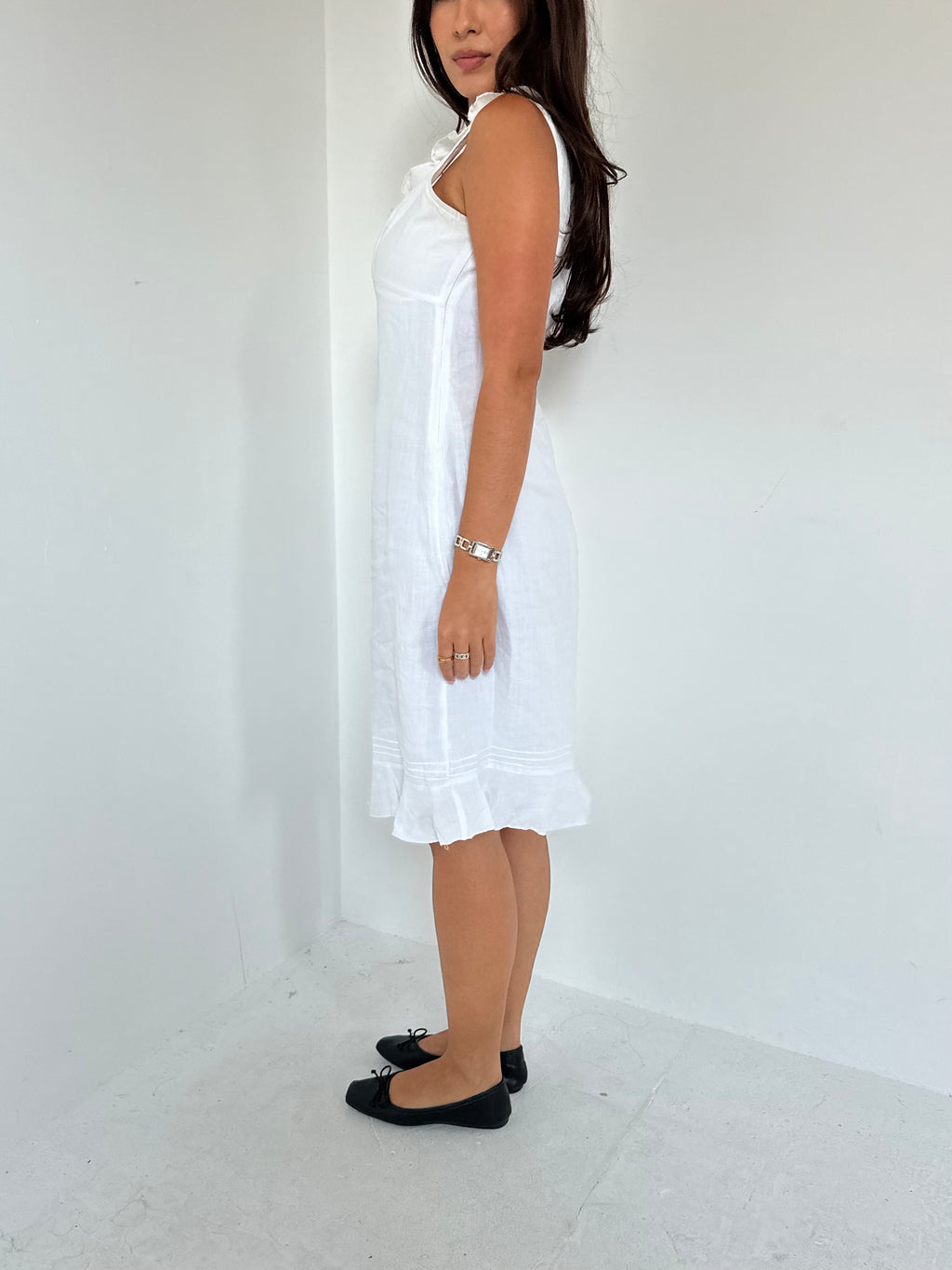 linen dress — size m/l