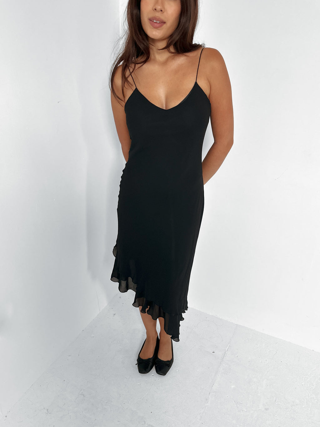asymmetric dress — size s/m