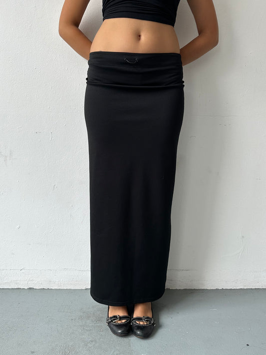 90's Slinky Maxi Skirt ∙ SIZE S