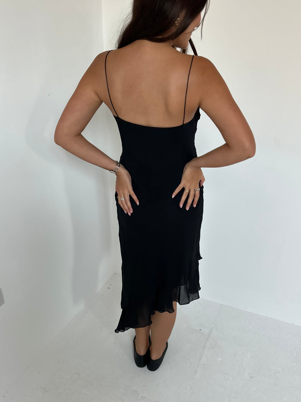 asymmetric dress — size s/m