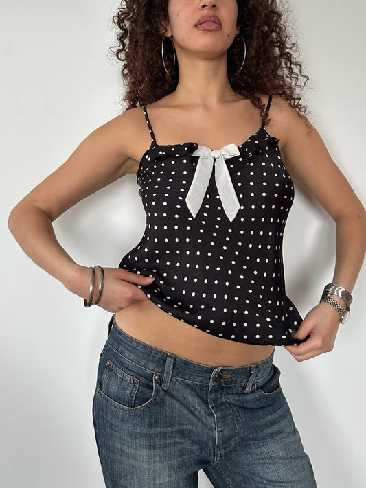 POLKS DOT SATIN CAMI ◦ SIZE S/M