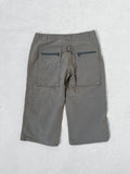 cargo capri pants — size xs
