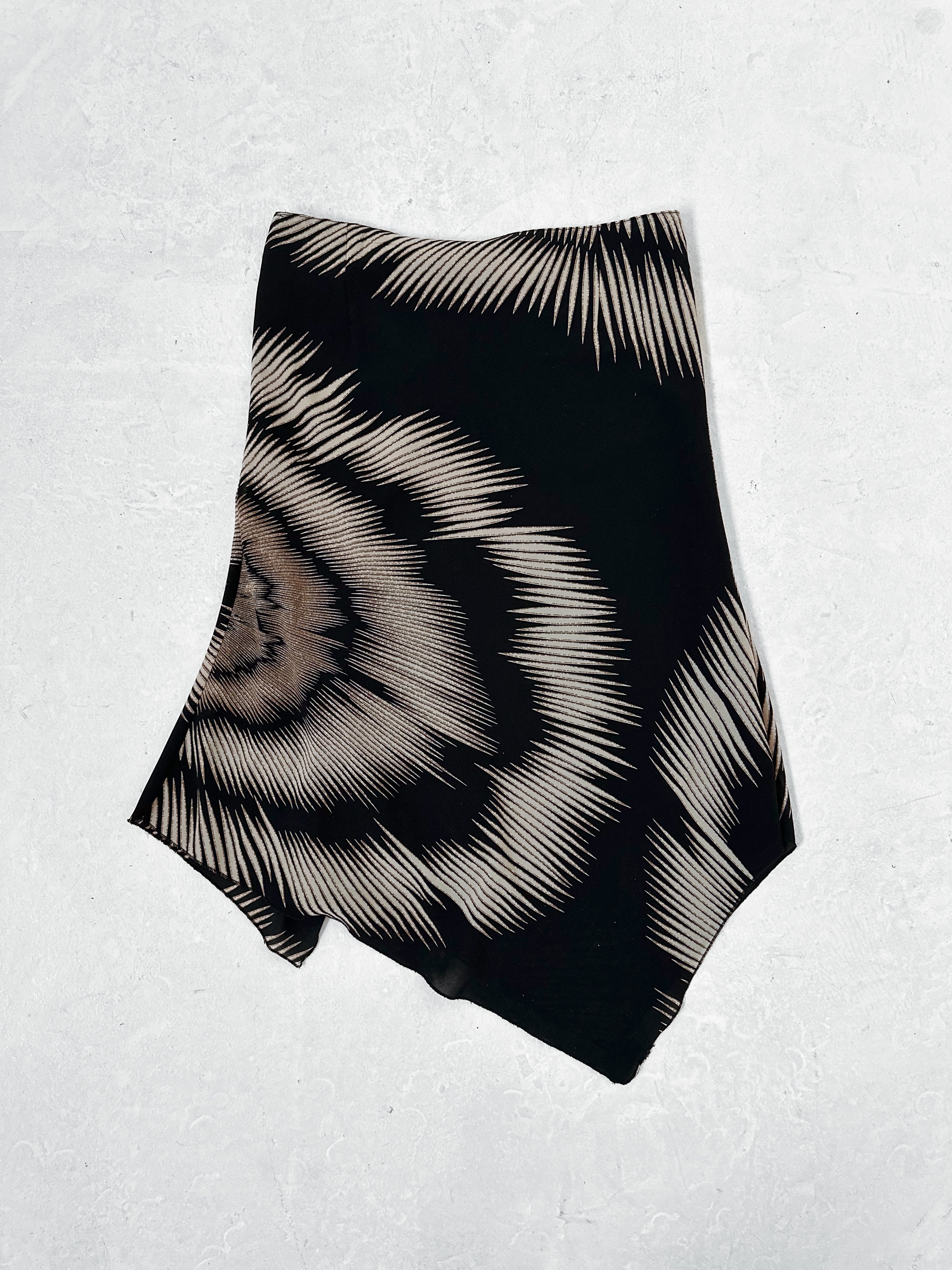 asymmetric skirt — size xs/s