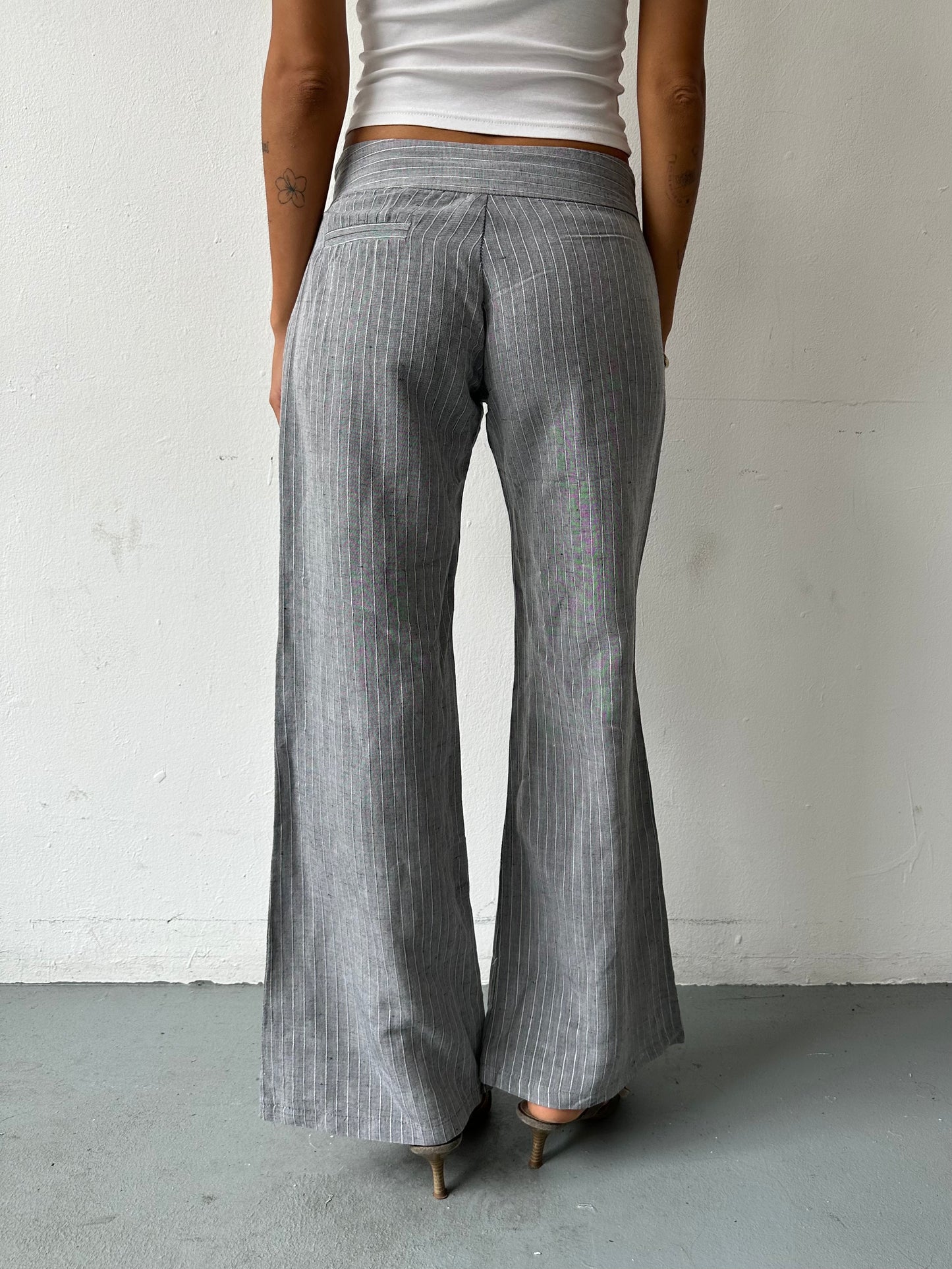 90's Pinstripe Trousers ∙ SIZE XS