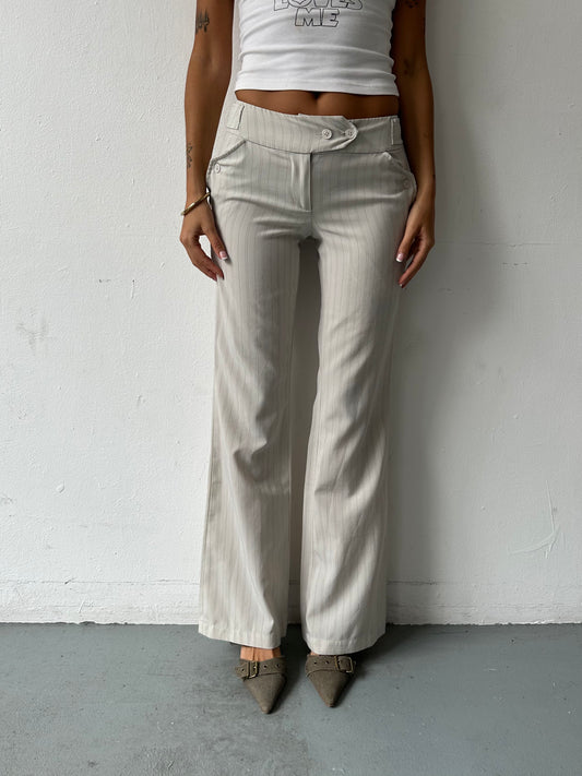 90's Pinstripe Trousers ∙ SIZE XS