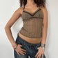 STRIPED MESH CAMI ◦ SIZE XS/S