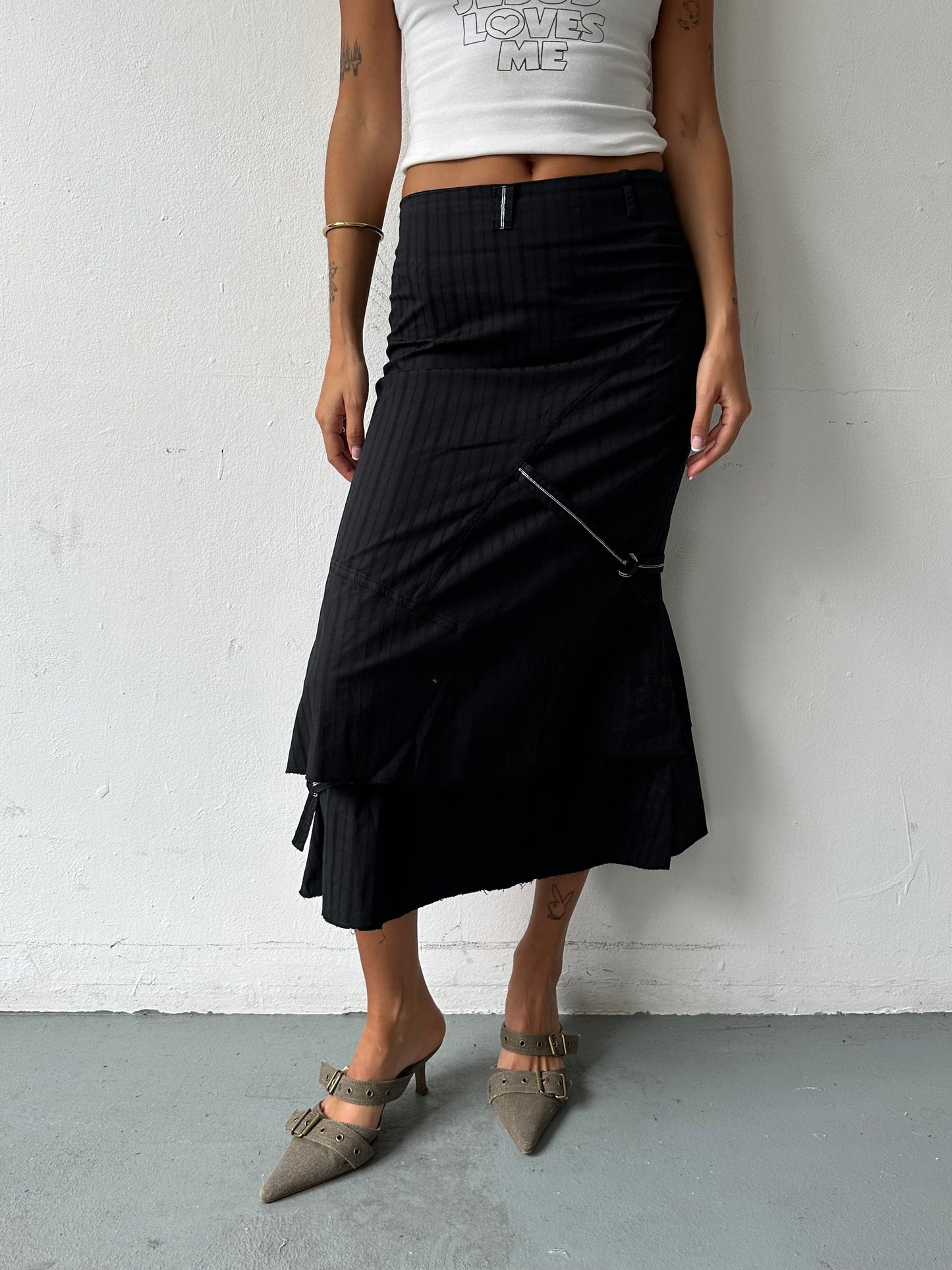 90's Asymmetric Skirt ∙ SIZE XS