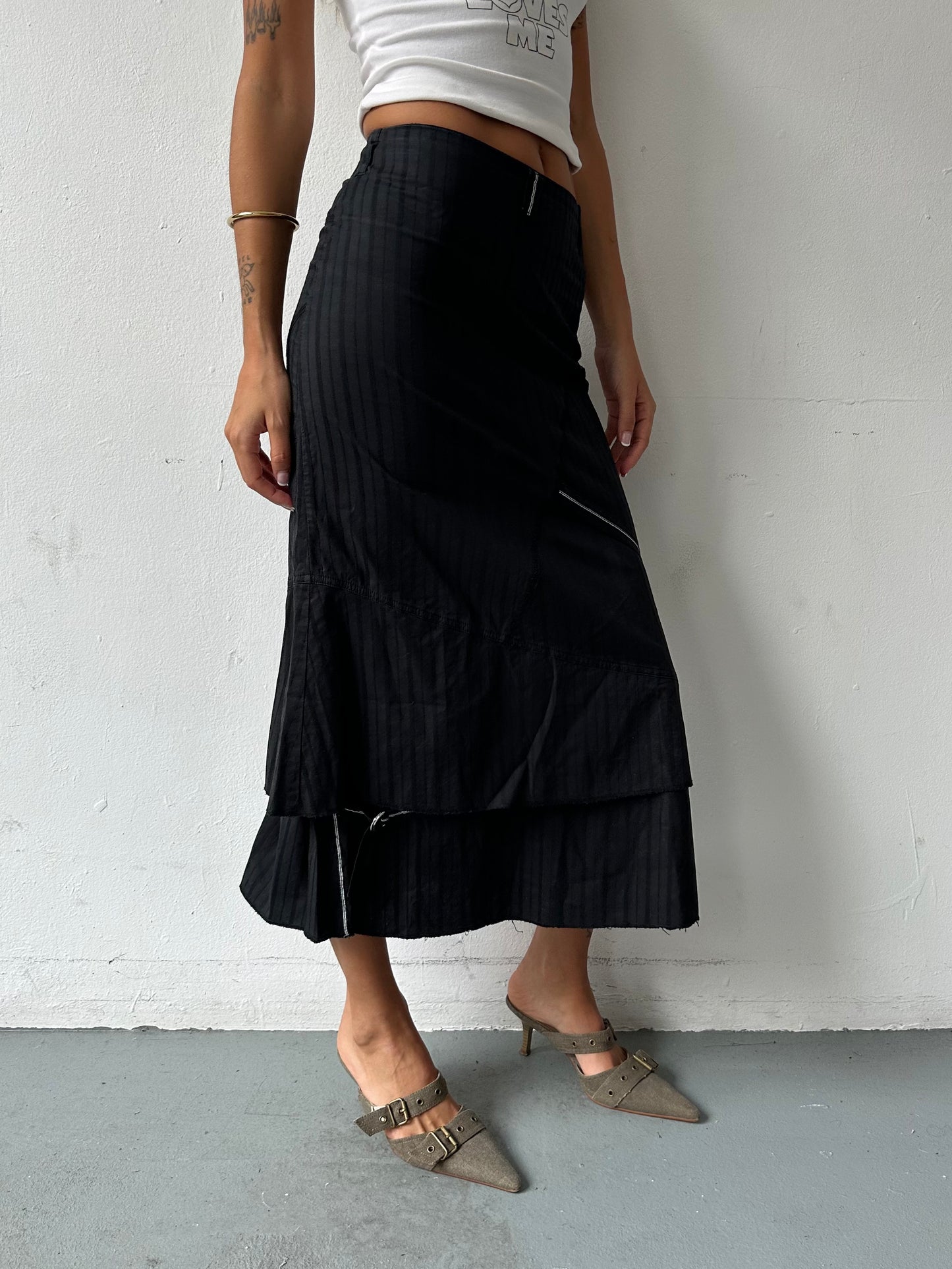 90's Asymmetric Skirt ∙ SIZE XS