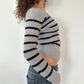 STRIPE OFF SHOULDER KNIT ◦ SIZE S